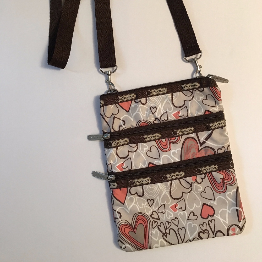 LeSportsac Crossbody Bag Heart Print